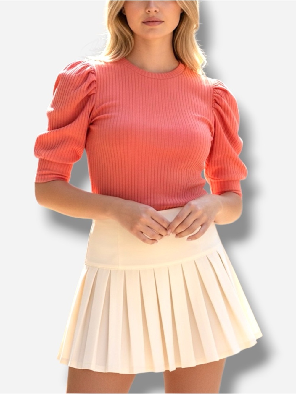 🌸New🌸 Zara Voluminous Crop Top Size Medium NWT